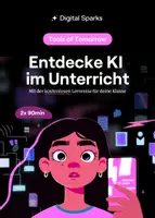 Vorschau - Stundenentwürfe - Digital Sparks "Tools of Tomorrow" - projektbasierte Lernreise - Deckblatt