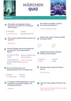 Vorschau - Quiz - Märchen-Quiz für die Unterstufe - Deckblatt