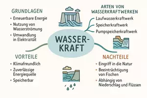 Vorschau - Arbeitsblätter - Arbeitsblätter zum Thema "Wasserkraft" + Lösung & MP3 + Mindmap + Infografik - Seite 2