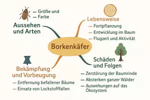 Vorschau - Arbeitsblätter - Arbeitsblätter "Borkenkäfer" + Lösung & MP3 + Mindmap + Infografik - Seite 2