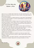 Vista previa - Hojas de trabajo - El Gran Reto de Ramón y Rita. Cuento con /R/ y /RR/ - página 1