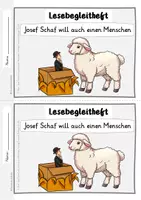 Vorschau - Unterrichtsreihen - Lesebegleitheft Josef Schaf will auch einen Menschen 2. 3. Klasse Haustiere Haustierhaltung Tierethik Ethik Sachunterricht Deutsch Hörverständnis - Seite 3