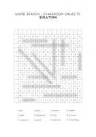 Vorschau - Arbeitsblätter - OUR CLASSROOM / School Things / Word Search / Suchsel - Seite 3