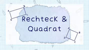Vorschau - Präsentationen/Tafelbilder - Animierte Präsentation zu Rechteck und Quadrat - Seite 1
