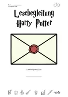 Vorschau - Mal- und Bastelvorlagen - Lektürebegleitung, Leseportfolio, Lesekontrolle: Harry Potter - Seite 2
