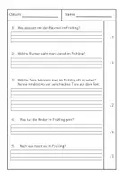 Vorschau - Test - Lesetest zum Thema Frühling für die 2. Klasse - Seite 2