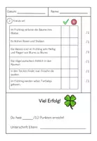 Vorschau - Test - Lesetest zum Thema Frühling für die 2. Klasse - Seite 3