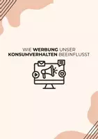 Vorschau - Arbeitsblätter - Wie Werbung unser Konsumverhalten beeinflusst - Deckblatt