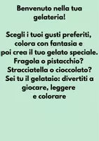 anteprima - Esercizi - Crea il tuo gelato| Scheda PDF Creativa - Pagina 1