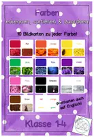 Vorschau - Bildkarten - Farben erkennen, sortieren und zuordnen - Deckblatt