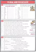 Vorschau - Arbeitsblätter - Plural and Possessive / Genitive - Merkhilfe / Übungen + Lösung - Seite 3