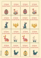 Vorschau - Anderer Materialtyp - Freebie: Ostergruß Feriengruß Osterferien Happy Easter - Seite 2
