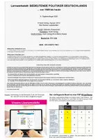 Vorschau - Unterrichtsreihen - Lernwerkstatt Bedeutende Politiker Deutschlands | Bundeskanzler, Bundespräsidenten, Parteien, Adenauer bis Merz, Bundesregierung, Demokratie | Politik Sekundarstufe I Klasse 7-10 Lösungen - Seite 1