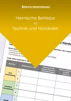 Vorschau - Arbeitsblätter - Heimische Betriebe in Technik und Handwerk - Deckblatt