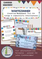 Vorschau - Anderer Materialtyp - Wartezimmer - Classroom Management Tool für ruhige Arbeitsphasen - Deckblatt