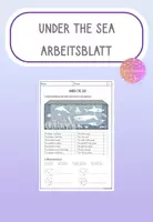 Vorschau - Arbeitsblätter - Under the Sea (Arbeitsblatt) - Deckblatt