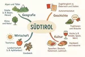 Vorschau - Arbeitsblätter - Arbeitsblätter zum Thema "Südtirol" + Lösung & MP3 + Mindmap + Infografik - Seite 2