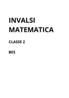 anteprima - Materiale di supporto/inclusione - INVALSI MATEMATICA CLASSE 2 (BES) - Pagina di copertina