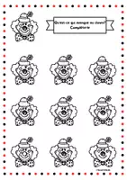 Aperçu - Feuilles d'exercices - 🤡 Cirque ÉNIGME ce qui manque au clown - Page 1