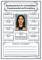 Vorschau - Unterrichtsreihen - Bundesministerin für wirtschaftliche Zusammenarbeit und Entwicklung - Reem Alabali-Radovan - Deckblatt
