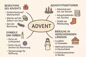 Vorschau - Arbeitsblätter - Arbeitsblatt zum Thema "Advent" + Onlineübung & MP3 + Mindmap + Infografik - Seite 3