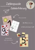 Vorschau - Arbeitsblätter - Materialpaket Zahlenpuzzle - Seite 1