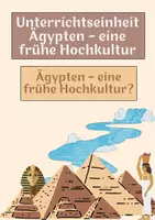 Vorschau - Arbeitsblätter - Ägypten - eine frühe Hochkultur? - Deckblatt