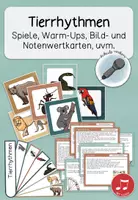 Vorschau - Spiele - Tierrhythmen - Tafelkarten, Warm-Ups, Spiele etc. - Deckblatt