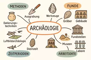 Vorschau - Arbeitsblätter - Arbeitsblatt zum Thema "Archäologie" + Onlineübung & MP3 + Mindmap + Infografik - Seite 3