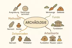 Vorschau - Arbeitsblätter - Arbeitsblatt zum Thema "Archäologie" + Onlineübung & MP3 + Mindmap + Infografik - Seite 2
