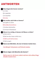 Vorschau - Spiele - Der Sommer: Leseverständnis und Wortsuchrätsel mit Lösungen - Seite 3