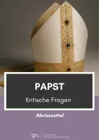 Vorschau - Aufgabenkarten - Christentum⎮Papst - Kritische Fragen an den neuen Papst - Abrisszettel - Deckblatt