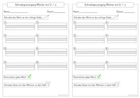 Vorschau - Arbeitsblätter - Schreibspaziergang Wörter mit Ü / ü - Seite 2