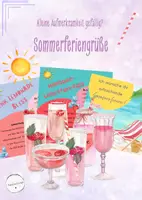 Vorschau - Bildkarten - Sommerferiengrüße (inkl. Cocktailrezepten) - Deckblatt