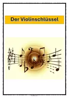 Vorschau - Arbeitsblätter - Der Violinschlüssel - Deckblatt