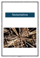 Vorschau - Arbeitsblätter - Notenlehre - Deckblatt