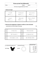 Vorschau - Klassenarbeiten - Mathe: Probe x-Gleichungen - Seite 2