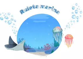Vista previa - Juegos / Gamificación - ANIMALES MARINOS - VOCABULARIO: Ruleta y bingo. - página 1