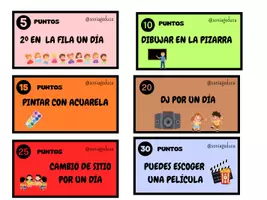 Vista previa - Decoración del aula - Tabla COMPORTAMIENTO - página 1