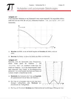 Vorschau - Stundenentwürfe - Nullstellen und polynomiale Gleichungen - Unterrichtsreihe Analysis Klasse 10 - Einheit 4 - Seite 1