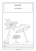 anteprima - Esercizi - "L'estate" attività didattica - Pagina di copertina