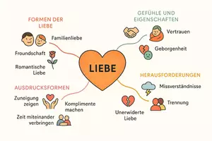 Vorschau - Arbeitsblätter - Arbeitsblatt "Liebe" + Onlineübung & MP3 + Mindmap + Infografik - Seite 3