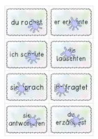 Vorschau - Fördermaterial/Inklusion - Kleckswörter Verben in der Mitvergangenheit - Seite 3