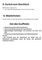 Vorschau - Präsentationen/Tafelbilder - mündliches Scaffold Scaffolding Wortschatz DAZ - Seite 3