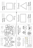 Vorschau - Arbeitsblätter - geometrische Formen, Hosentaschenbuch - Seite 2