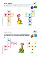 Vorschau - Arbeitsblätter - Knobelaufgabe – Würfel im Kopf? - Deckblatt