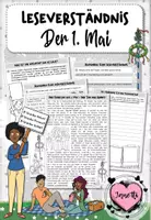 Vorschau - Arbeitsblätter - 1. Mai / Maifeiertag / Tag der Arbeit | Leseverständnis (Kl. 3/4) - Deckblatt