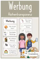 Vorschau - Unterrichtsreihen - Reihentransparenz Werbung - Deckblatt