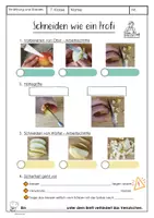 Vorschau - Arbeitsblätter - Richtig Schneiden / Würfel - Ernährung und Soziales - ES - Seite 2