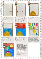 Vorschau - Arbeitsblätter - Leuchtturm und Sonne - Malen wie Paul Klee | Kunst - Seite 2